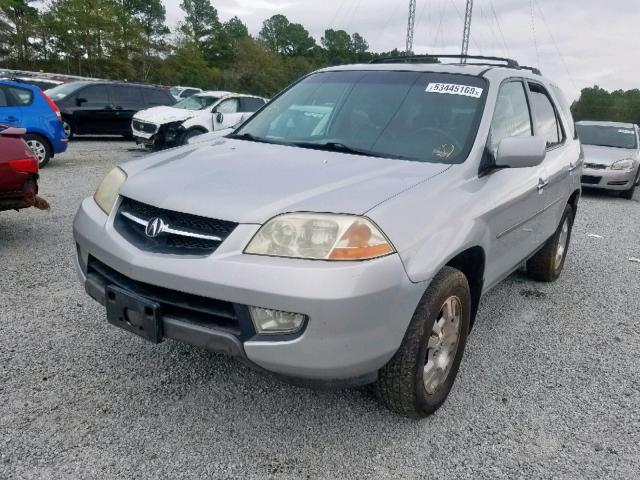 2HNYD18812H525309 - 2002 ACURA MDX TOURIN SILVER photo 2