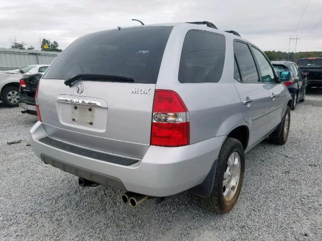 2HNYD18812H525309 - 2002 ACURA MDX TOURIN SILVER photo 4