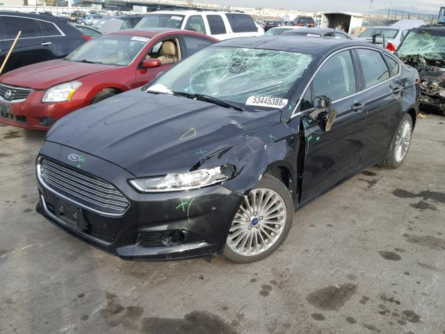 3FA6P0K98DR277895 - 2013 FORD FUSION TIT GRAY photo 2