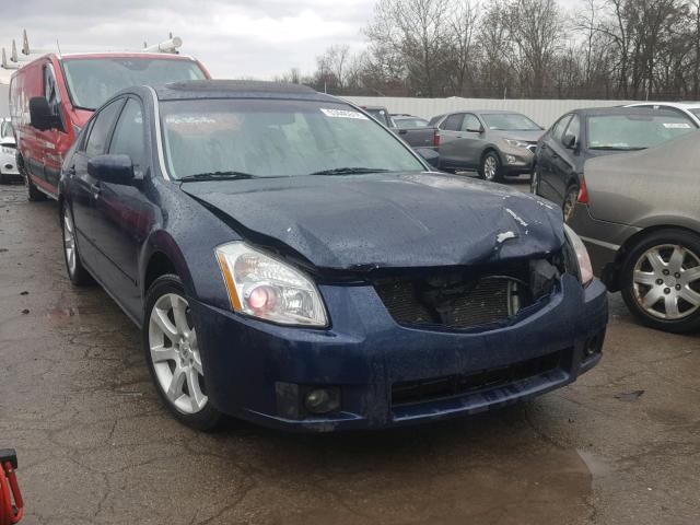 1N4BA41E38C807216 - 2008 NISSAN MAXIMA SE BLUE photo 1