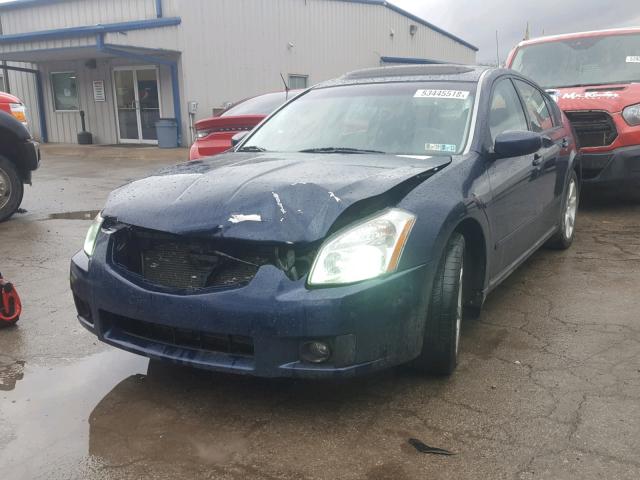 1N4BA41E38C807216 - 2008 NISSAN MAXIMA SE BLUE photo 2