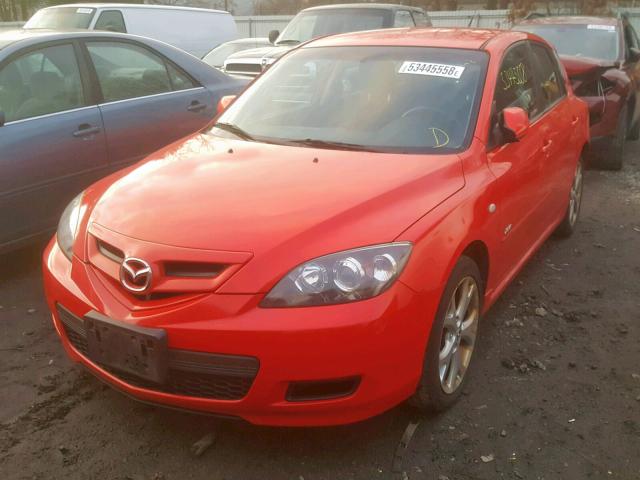 JM1BK144071663188 - 2007 MAZDA 3 HATCHBAC RED photo 2