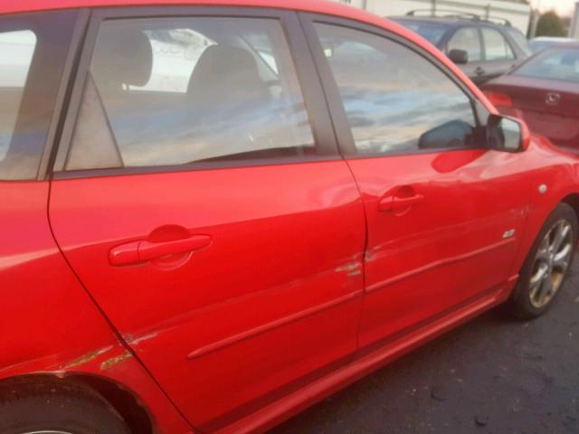 JM1BK144071663188 - 2007 MAZDA 3 HATCHBAC RED photo 9