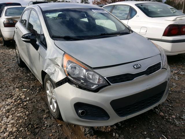 KNADN5A32D6230325 - 2013 KIA RIO EX SILVER photo 1