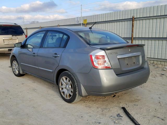 3N1AB6AP0CL744088 - 2012 NISSAN SENTRA 2.0 SILVER photo 3