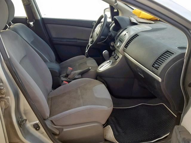 3N1AB6AP0CL744088 - 2012 NISSAN SENTRA 2.0 SILVER photo 5