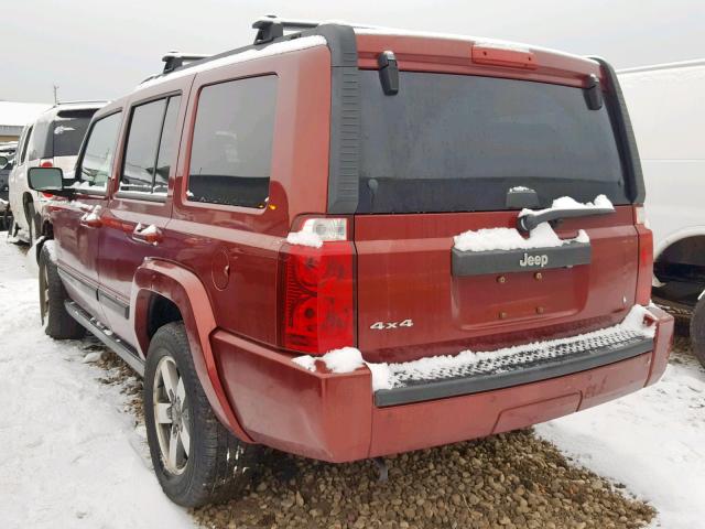 1J8HG48K98C149683 - 2008 JEEP COMMANDER Qırmızı foto 3