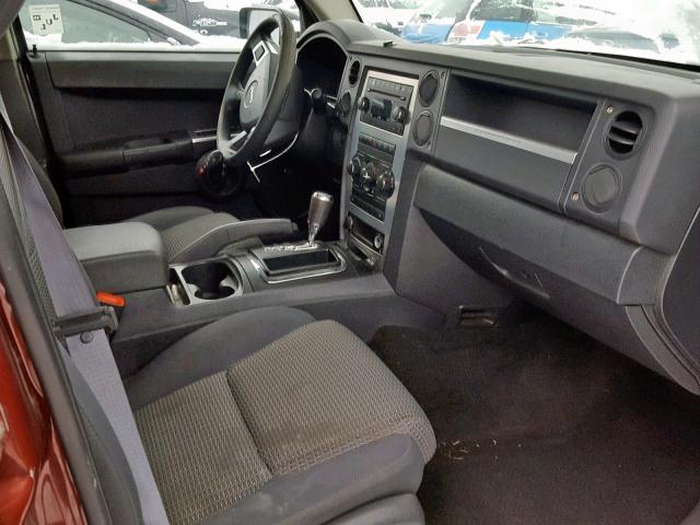 1J8HG48K98C149683 - 2008 JEEP COMMANDER Qırmızı foto 5