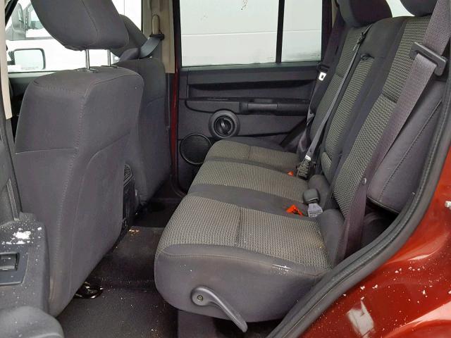 1J8HG48K98C149683 - 2008 JEEP COMMANDER Qırmızı foto 6