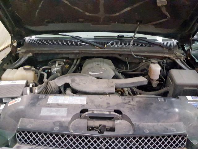 3GNEK13T62G138725 - 2002 CHEVROLET AVALANCHE GREEN photo 7