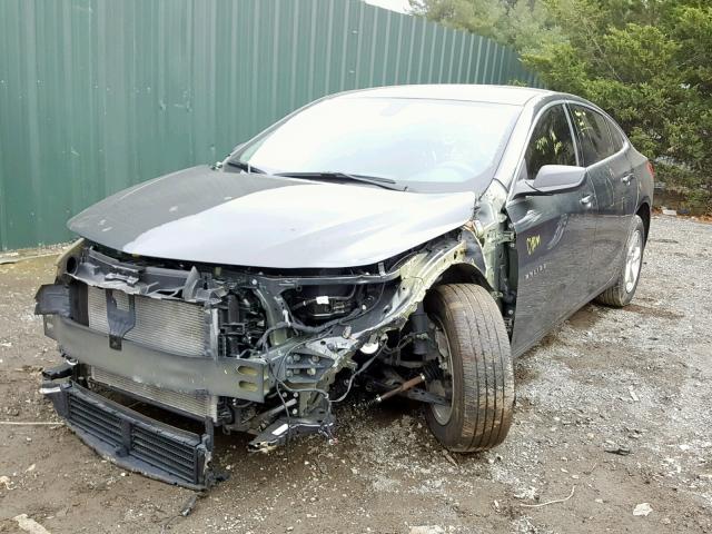 1G1ZB5STXHF195001 - 2017 CHEVROLET MALIBU LS GRAY photo 2