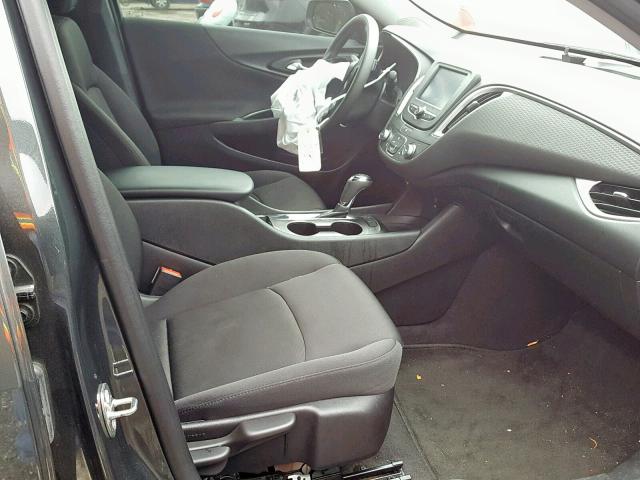 1G1ZB5STXHF195001 - 2017 CHEVROLET MALIBU LS GRAY photo 5