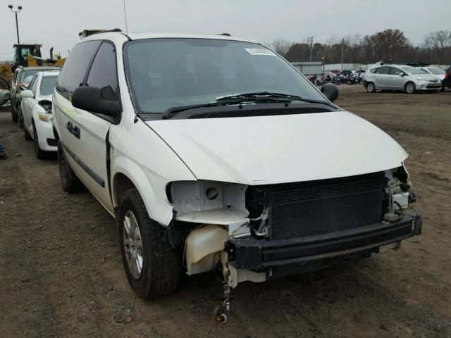 1D4GP25RX5B127737 - 2005 DODGE CARAVAN SE WHITE photo 1