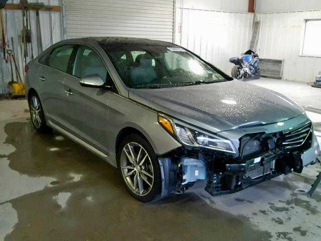 5NPE34AB2FH058918 - 2015 HYUNDAI SONATA SPO BLUE photo 1