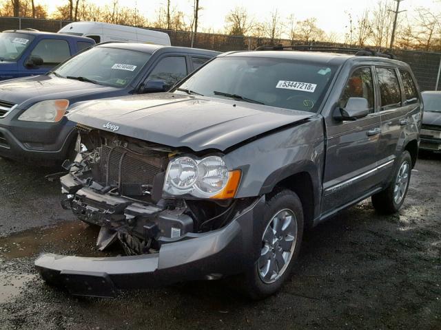 1J8HR58N78C140345 - 2008 JEEP GRAND CHER GRAY photo 2