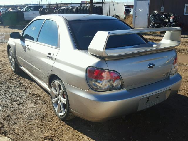 JF1GD79646G504155 - 2006 SUBARU IMPREZA WR GRAY photo 3