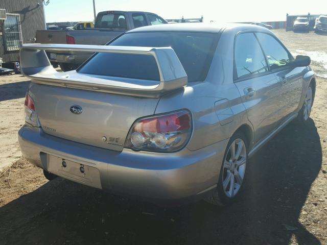 JF1GD79646G504155 - 2006 SUBARU IMPREZA WR GRAY photo 4