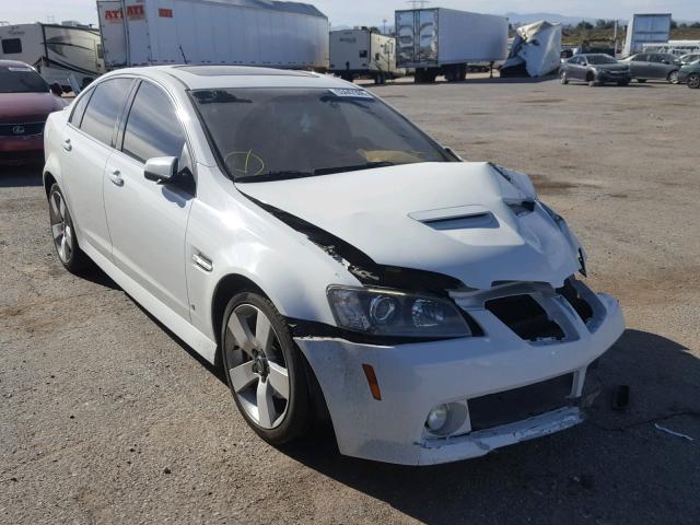 6G2EC57Y69L201152 - 2009 PONTIAC G8 GT WHITE photo 1