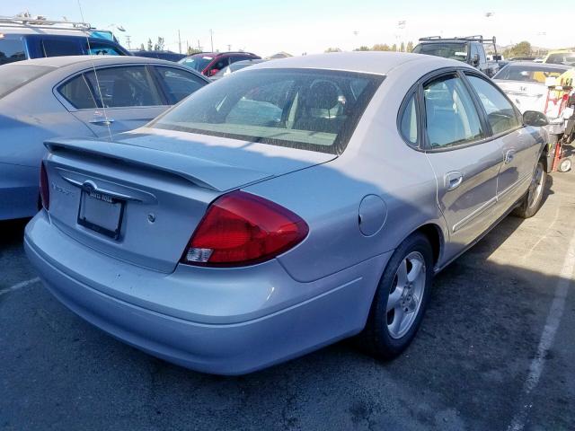 1FAHP55S02A131776 - 2002 FORD TAURUS SES SILVER photo 4