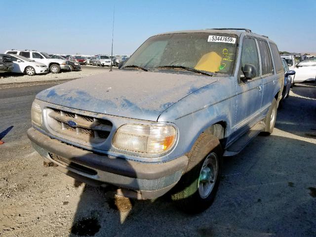 1FMZU34E1WZA12144 - 1998 FORD EXPLORER BLUE photo 2