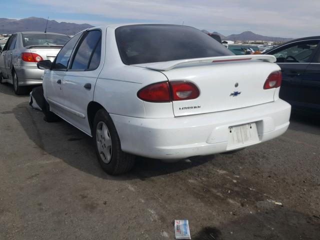 1G1JC524717417481 - 2001 CHEVROLET CAVALIER B WHITE photo 3