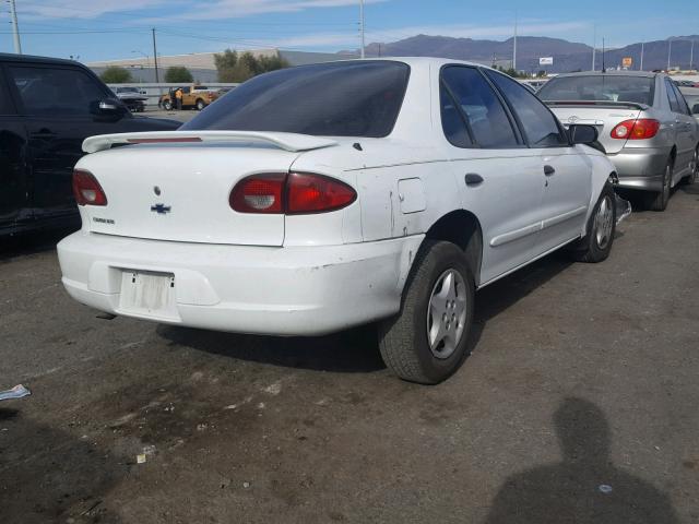 1G1JC524717417481 - 2001 CHEVROLET CAVALIER B WHITE photo 4