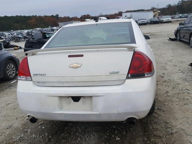 2G1WD58C369237745 - 2006 CHEVROLET IMPALA SUP თეთრი ფოტო 9