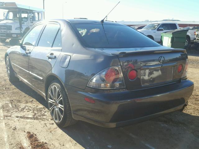 JTHBD192450095479 - 2005 LEXUS IS 300 CHARCOAL photo 3