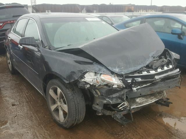 1G1ZC5E0XCF181347 - 2012 CHEVROLET MALIBU 1LT BLACK photo 1