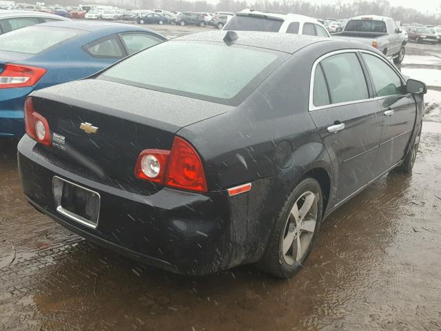 1G1ZC5E0XCF181347 - 2012 CHEVROLET MALIBU 1LT BLACK photo 4