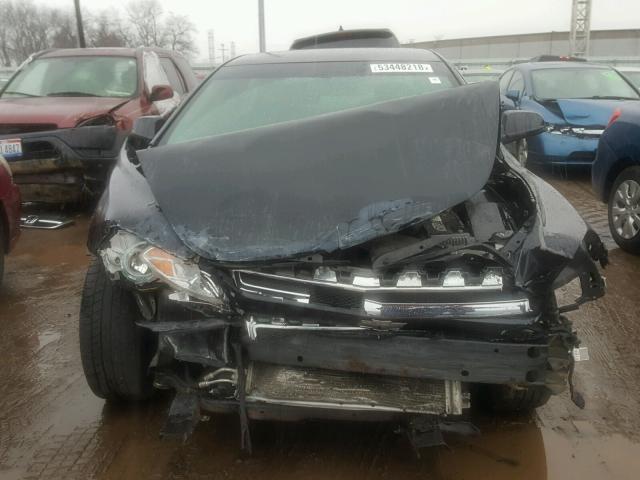 1G1ZC5E0XCF181347 - 2012 CHEVROLET MALIBU 1LT BLACK photo 7