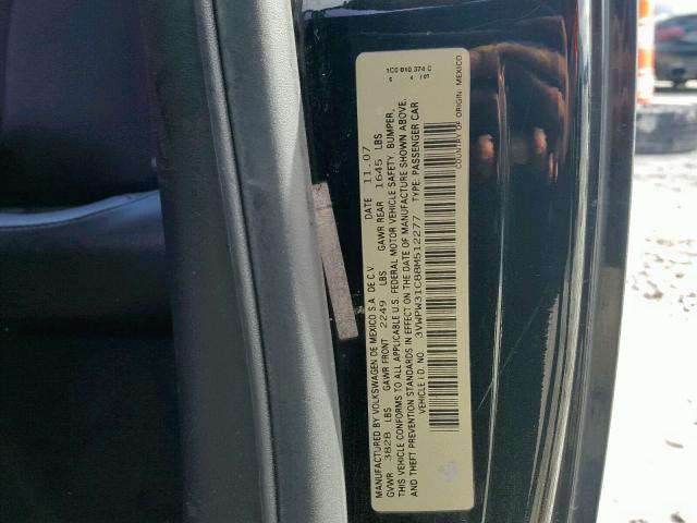 3VWPW31C88M512277 - 2008 VOLKSWAGEN NEW BEETLE Qara foto 10