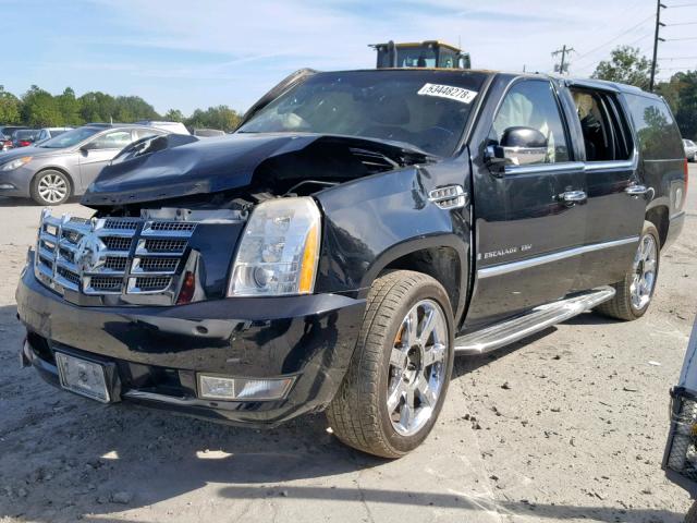 1GYFK66867R341925 - 2007 CADILLAC ESCALADE E BLACK photo 2