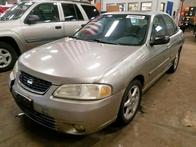 3N1BB51D41L123602 - 2001 NISSAN SENTRA SE SILVER photo 2