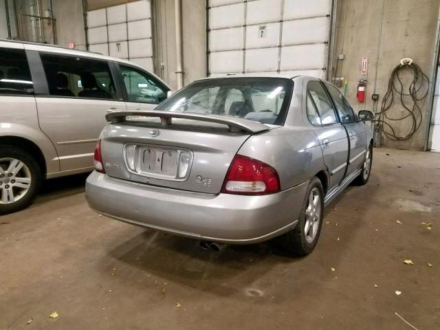 3N1BB51D41L123602 - 2001 NISSAN SENTRA SE SILVER photo 4