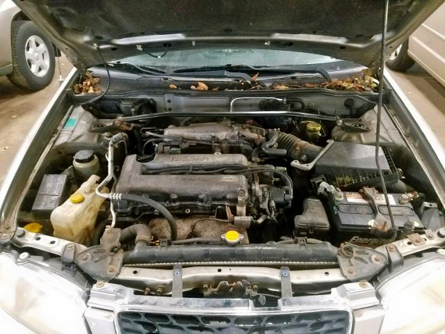 3N1BB51D41L123602 - 2001 NISSAN SENTRA SE SILVER photo 7