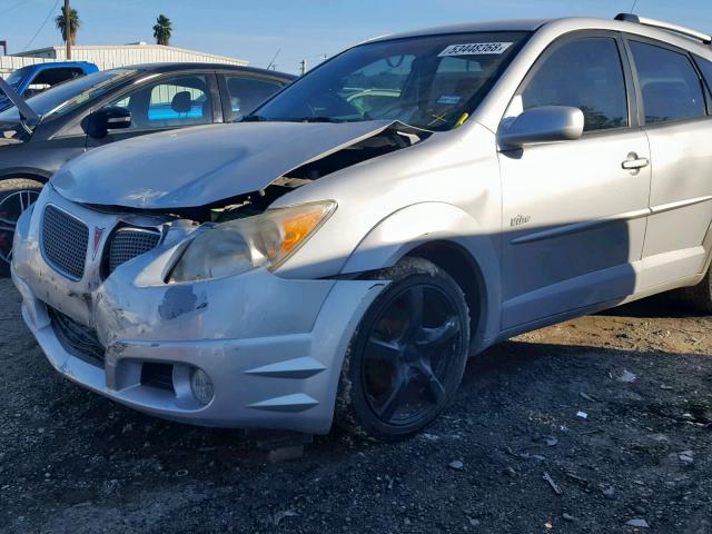 5Y2SL63815Z409051 - 2005 PONTIAC VIBE SILVER photo 10