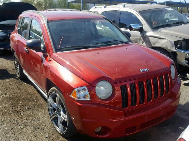 1J8FF47W57D278429 - 2007 JEEP COMPASS RED photo 1