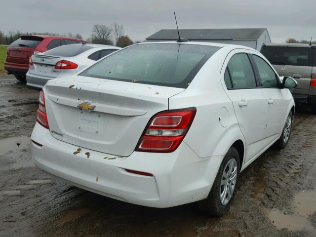 1G1JB5SH5H4173878 - 2017 CHEVROLET SONIC LS 白色 照片 4