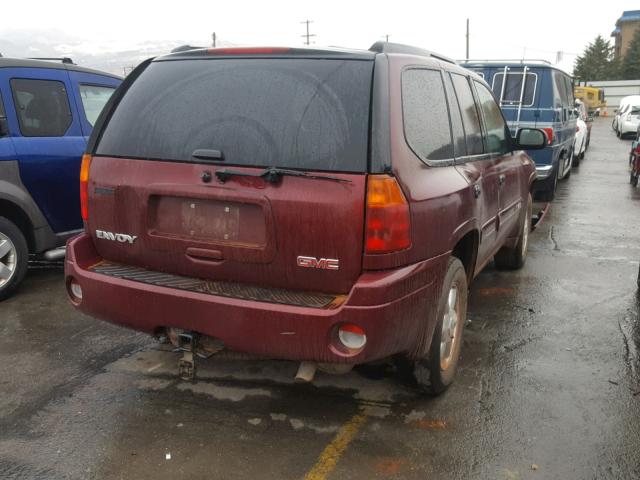 1GKDT13S052174033 - 2005 GMC ENVOY BURGUNDY photo 4