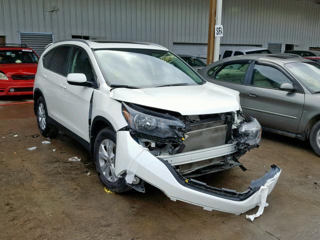 5J6RM3H74EL031752 - 2014 HONDA CR-V EXL WHITE photo 1