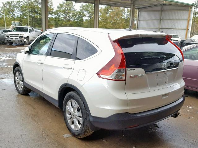 5J6RM3H74EL031752 - 2014 HONDA CR-V EXL WHITE photo 3