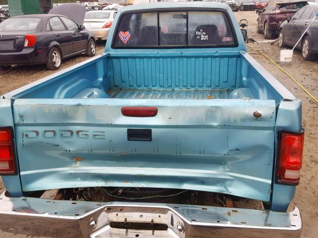 1B7GL23X3SW939461 - 1995 DODGE DAKOTA TEAL photo 9