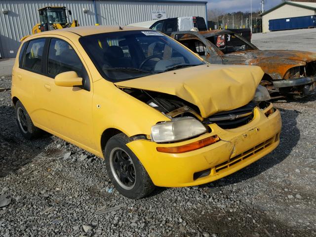 KL1TD62605B290362 - 2005 CHEVROLET AVEO BASE Sarı foto 1