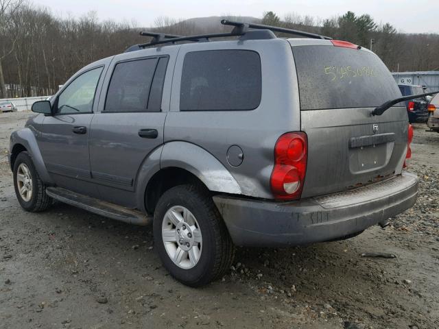 1D4HB38N45F595800 - 2005 DODGE DURANGO ST GRAY photo 3