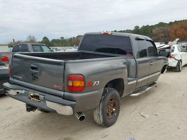 2GTEK19T911204420 - 2001 GMC NEW SIERRA GRAY photo 4