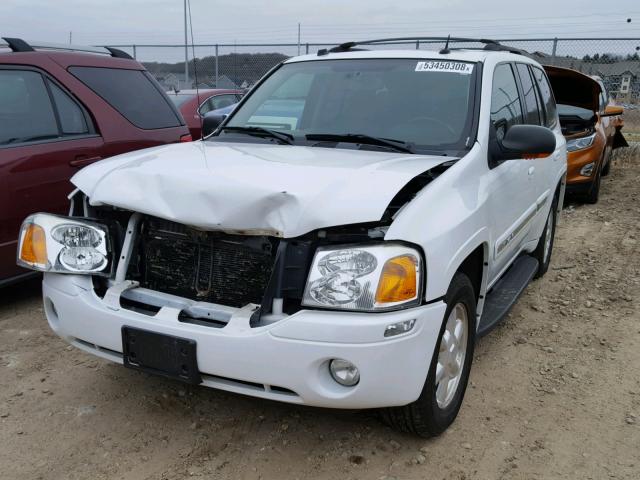 1GKDT13S552375295 - 2005 GMC ENVOY WHITE photo 2