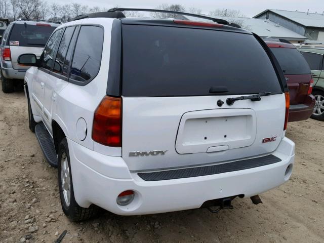 1GKDT13S552375295 - 2005 GMC ENVOY WHITE photo 3