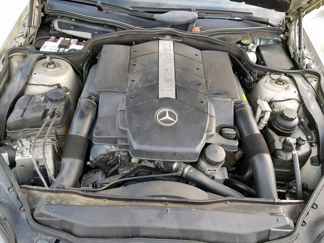 WDBSK75F13F013624 - 2003 MERCEDES-BENZ SL 500R GOLD photo 7