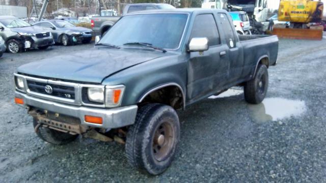 JT4VN13D2P5110072 - 1993 TOYOTA PICKUP 1/2 GRAY photo 2